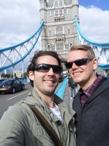 Jeff and Scott Tower Bridge
